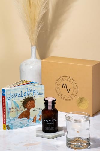 Movita Prenatal Gift Set with Prenatal Vitamin Bottle and Please, Baby, Please Book Movita