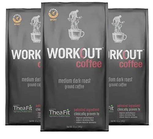 WORKOUT Coffee - Patented Ingredients for Pre-Workout Energy and Post-Workout Recovery WORKOUT coffee