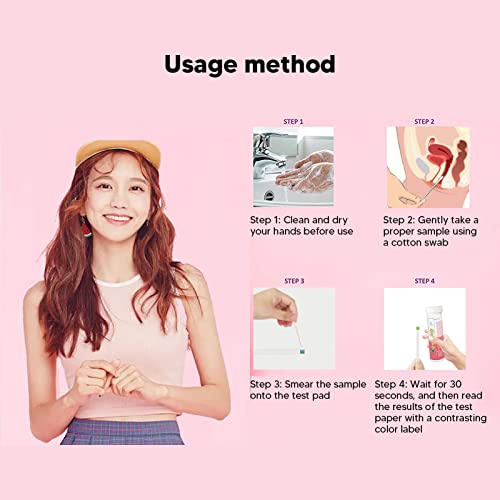 Yeast Infection Test,Vaginal Health pH Test Strips, Feminine PH Test, Monitor Vaginal Intimate Health Pilipane