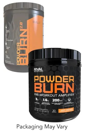 Powder Burn 2.0 Orange 35 Serving,14.24 Ounce Rivalus