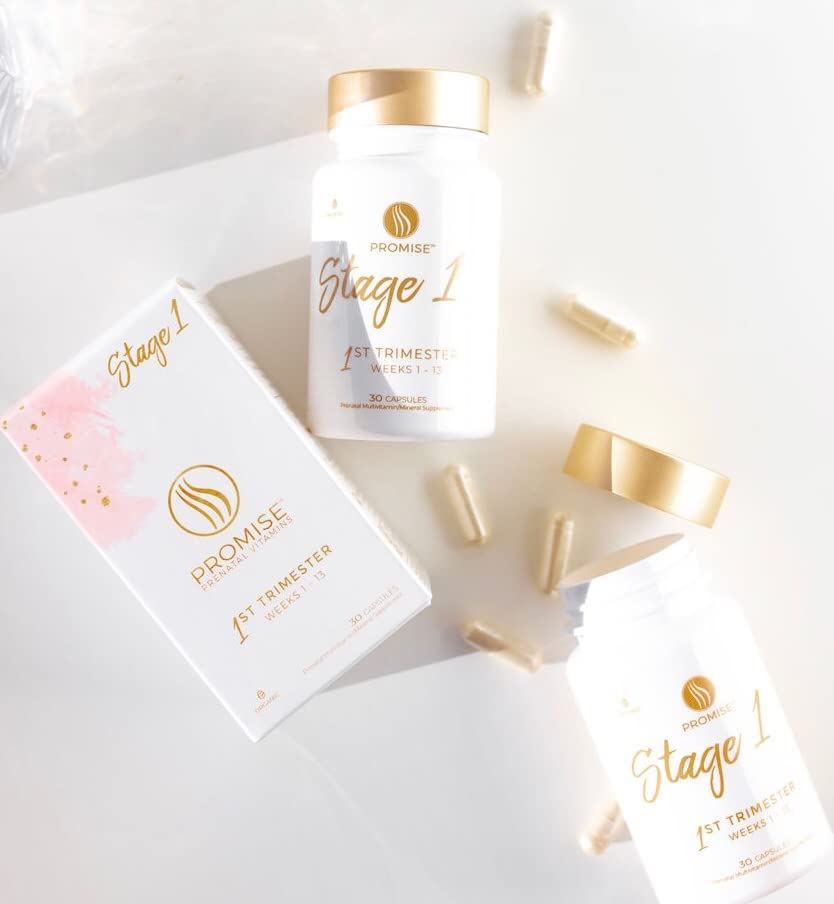 Promise Prenatal Stage 1 First Trimester Prenatal Vitamins for Weeks 1- Organic, Vegan, Gentle Promise Prenatal