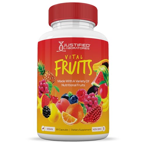 (4 Pack) Vital Fruits and Veggies Supplement Whole Food Red & Green Superfoods Justified Laboratories