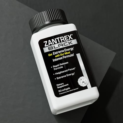 Zantrex Black – Energizing Weight Management Supplement Pills – Clinically Validated Zantrex