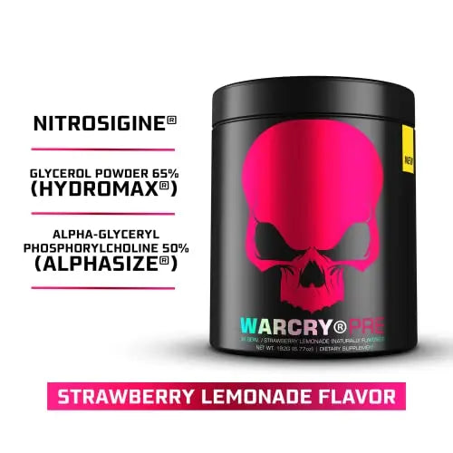 WARCRY Pre-Workout Powder - Ultra Energy, Strength, Clear Focus & Pumps with Nitrosigine WARCRY