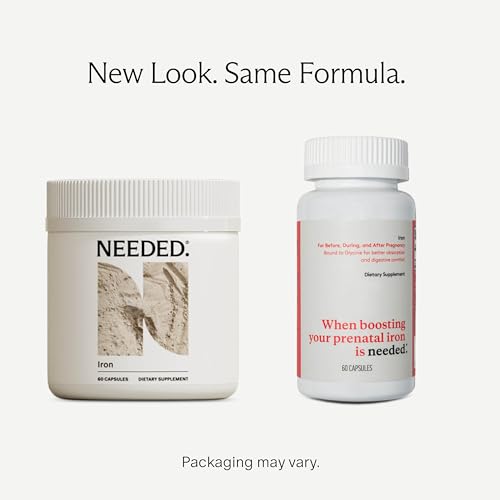 Needed. Iron for Prenatal, Pregnancy, Breastfeeding, Postpartum | Thyroid Function Needed.