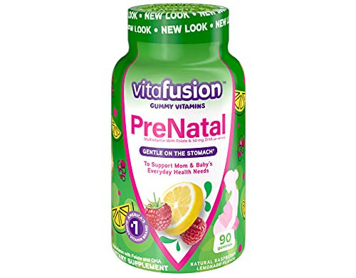 Vitafusion Prenatal Gummy Vitamins, 90 Count (Pack of 2) Vitafusion