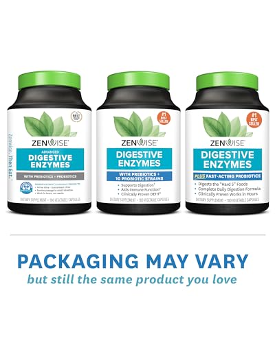 Zenwise Digestive Enzymes - Probiotic Multi Enzyme with Probiotics 180 Ct Zenwise Health