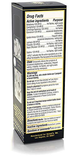 Hyland’s Menopause Natural Homeopathic Relief of Sleeplessness, Assorted, 68 Count Hyland's