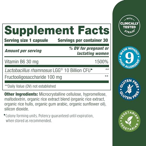 MegaFood Baby & Me 2 Prenatal Probiotic - Vegetarian Pregnancy Prebiotics and Probiotics MegaFood