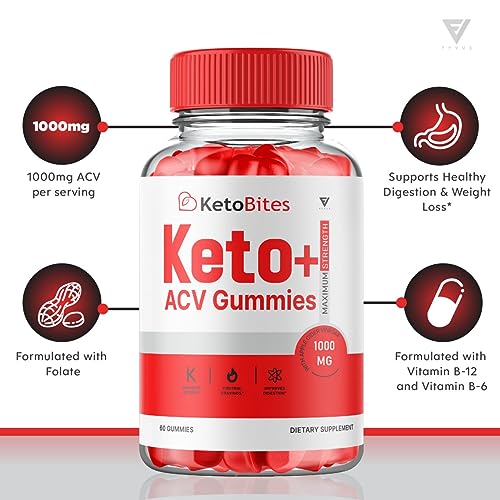 (3 Pack) Keto Bites ACV Gummies, KetoBites Keto ACV Gummies Advanced Weight Loss Fyvus