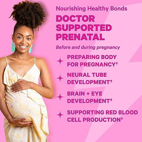 Pink Stork Total Prenatal Vitamin Gummies for Women with Folic Acid, Vitamin D, and Vitamin B6 Pink Stork