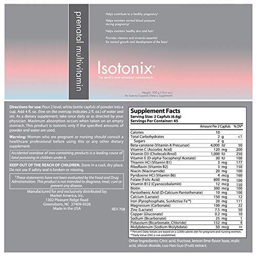 Isotonix Prenatal Activated Multivitamin, Vitamins, Helps Contribute to Healthy Pregnancy OPC-3 Isotonix