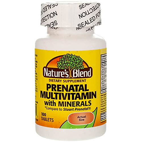 Nature's Blend Multivitamin Prenatal Formula 100 CT (Pack of 2) Nature's Blend