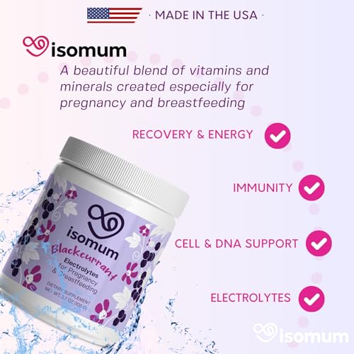 ISOMUM Electrolytes: Pregnancy & Postpartum Support - Immunity, Lactation, Energy Drink ISOMUM