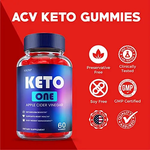 (2 Pack) Keto One Gummies Advanced - Official Formula, Vegan - Keto One Gummies Healthly