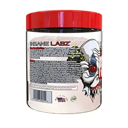 Insane Labz Psychotic Clear, Fully Disclosed, Clinically Dosed Pre Workout Powder Insane Labz