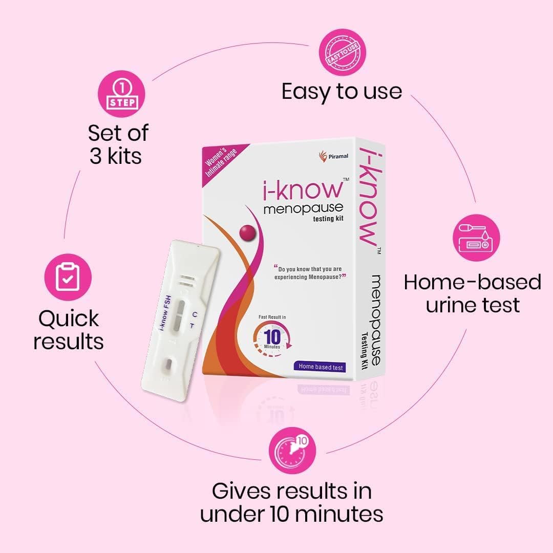 YRL Menopause Testing kit | for Women Facing Menopause Symptoms Like hot Flashes, Night Sweats My Store