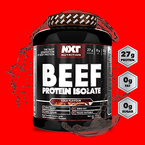 NXT Nutrition Beef Protein Isolate Powder - Protein Powder High in Natural Amino Acids NXT Nutrition