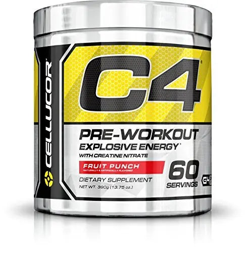 Cellucor C4 Explosive Pre Workout w/Creatine Nitrate - 60 Servings - Fruit Punch Cellucor