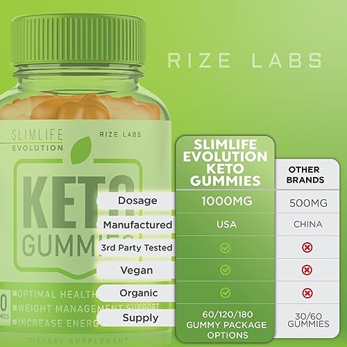(3 Pack) SlimLife Keto Gummies, SlimLife Evolution Keto Gummies for Advanced Weight Loss rize labs