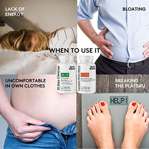 Youth & Tonic Colon Cleanser & Detox for Loss of Waste, Breaking The Plate Youth & Tonic