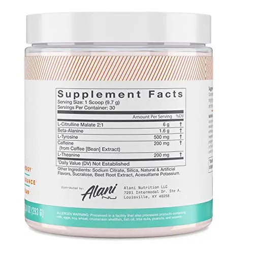 Alani Nu Rainbow Candy Pre Workout and BCAA Sour Gummies Post Workout Powder Alani Nu