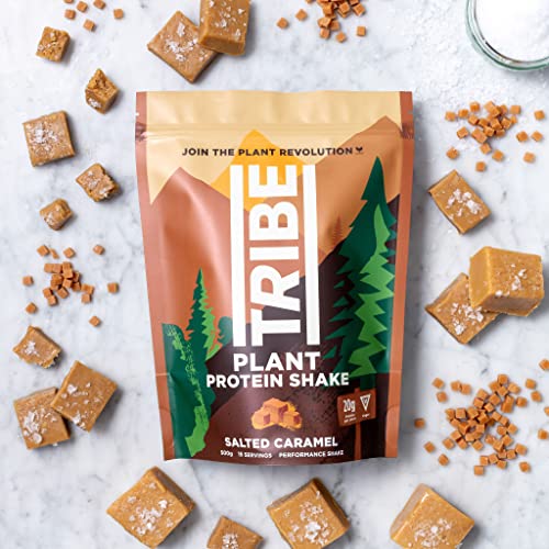 TRIBE Vegan Protein Powder - Salted Caramel - Pea and Rice Protein Blend - Vegan TRIBE