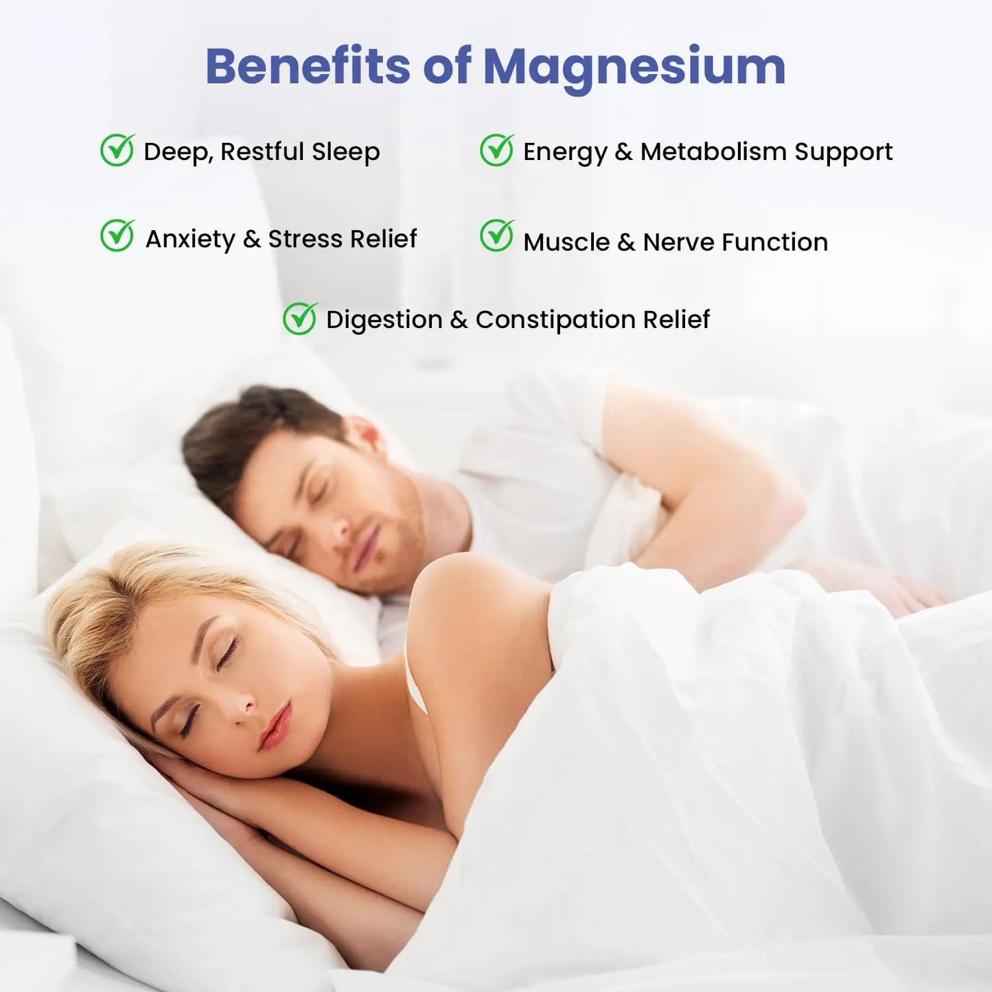 Magnesium Complex for Sleep, Relaxation, Digestion & Calm – Magnesium Glycinate, Citrate, Bisglycinate, Carbonate, Malate, Orotate, Taurate, + Humic/Fulvic for High Absorption - 90 ct. VITAMIZED buy supplements Au