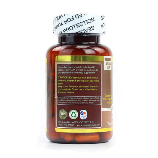 WooHoo Natural Nitric Oxide Synthase NOS 100 Capsules WOOHOO