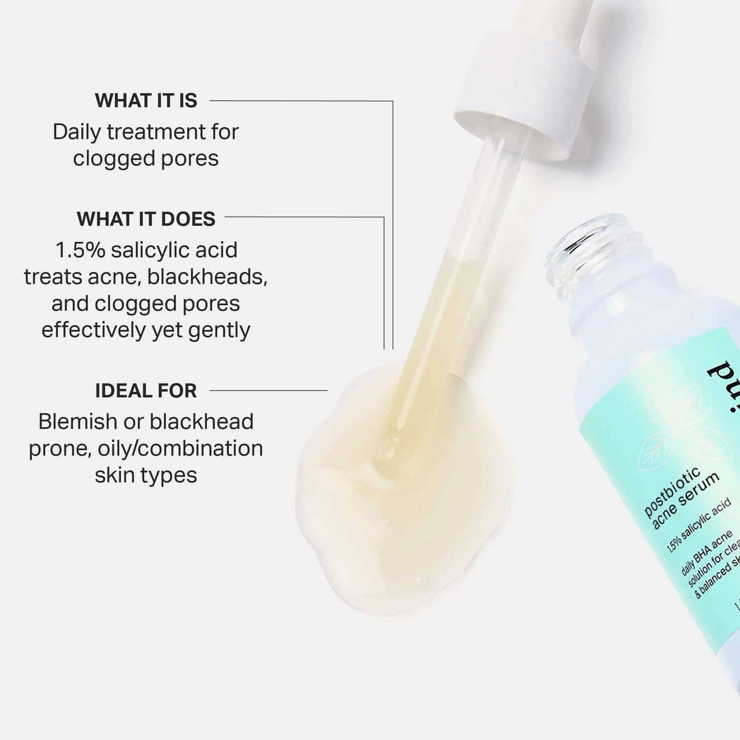 Cocokind Postbiotic Acne Serum, Salicylic Acid Serum and BHA Liquid Exfoliant - Exfoliating, Brightening and Hydrating Serum CocokindBuy Supplements Australia