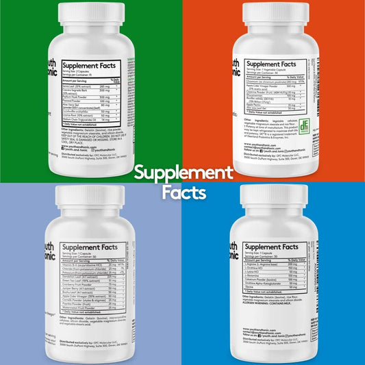 Youth & Tonic Bedtime Trim Detox Cleanse Kick Off Weight Management - 120 Pills Youth & Tonic