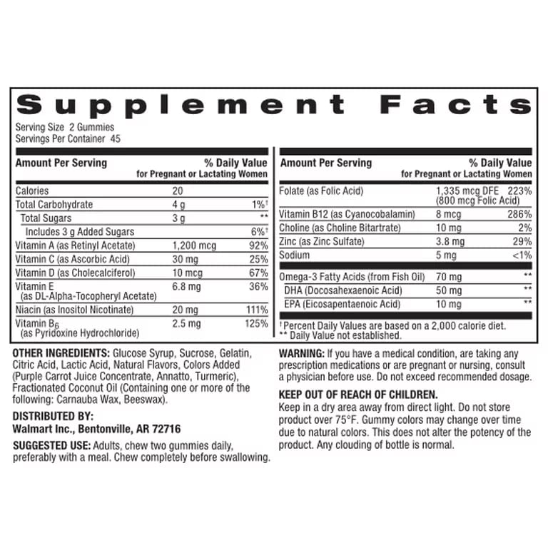 Spring Valley Prenatal Vitamins for Women- Gummies 90ct FUSION SHOP STORE Smart choices, meaningful life!