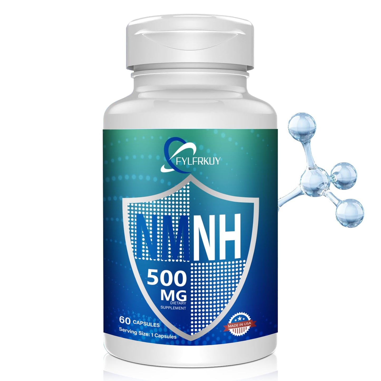 FYLFRKUY New NMNH 500mg Per Serving (Dihydronicotinamide Mononucleotide), NAD ๐๐ฎ๐ฉ๐ฉ๐ฅ๐๐ฆ๐๐ง๐ญ๐ฌ Pure Organic, More Effective Than NMN for Anti-Aging, Energy, Immunity, Focus - 60 Count FYLFRKUYBuy Supplements Australia