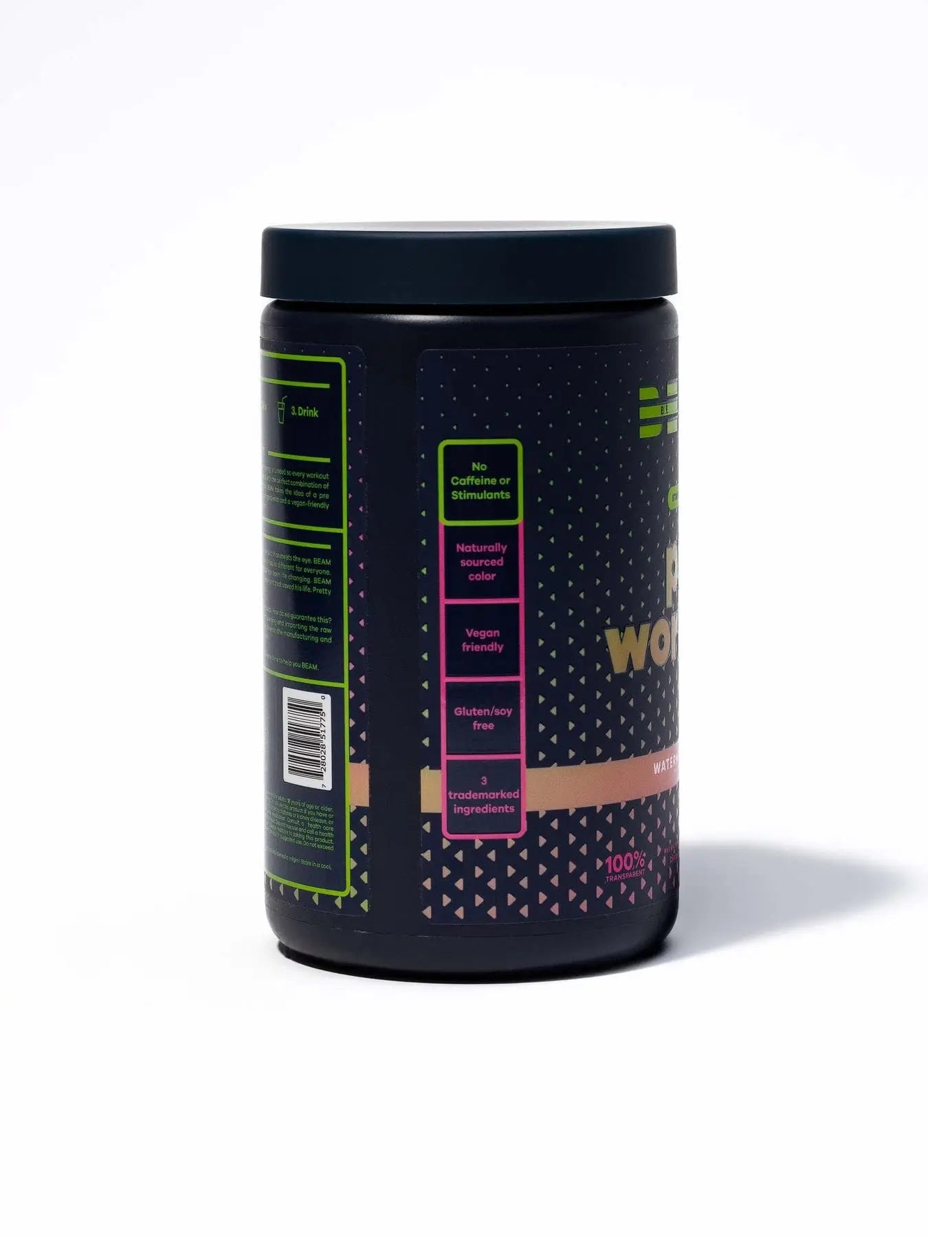 BEAM Be Amazing Vegan Stim Free Pre-Workout Powder | Energy Booster Powdered Drink BEAM