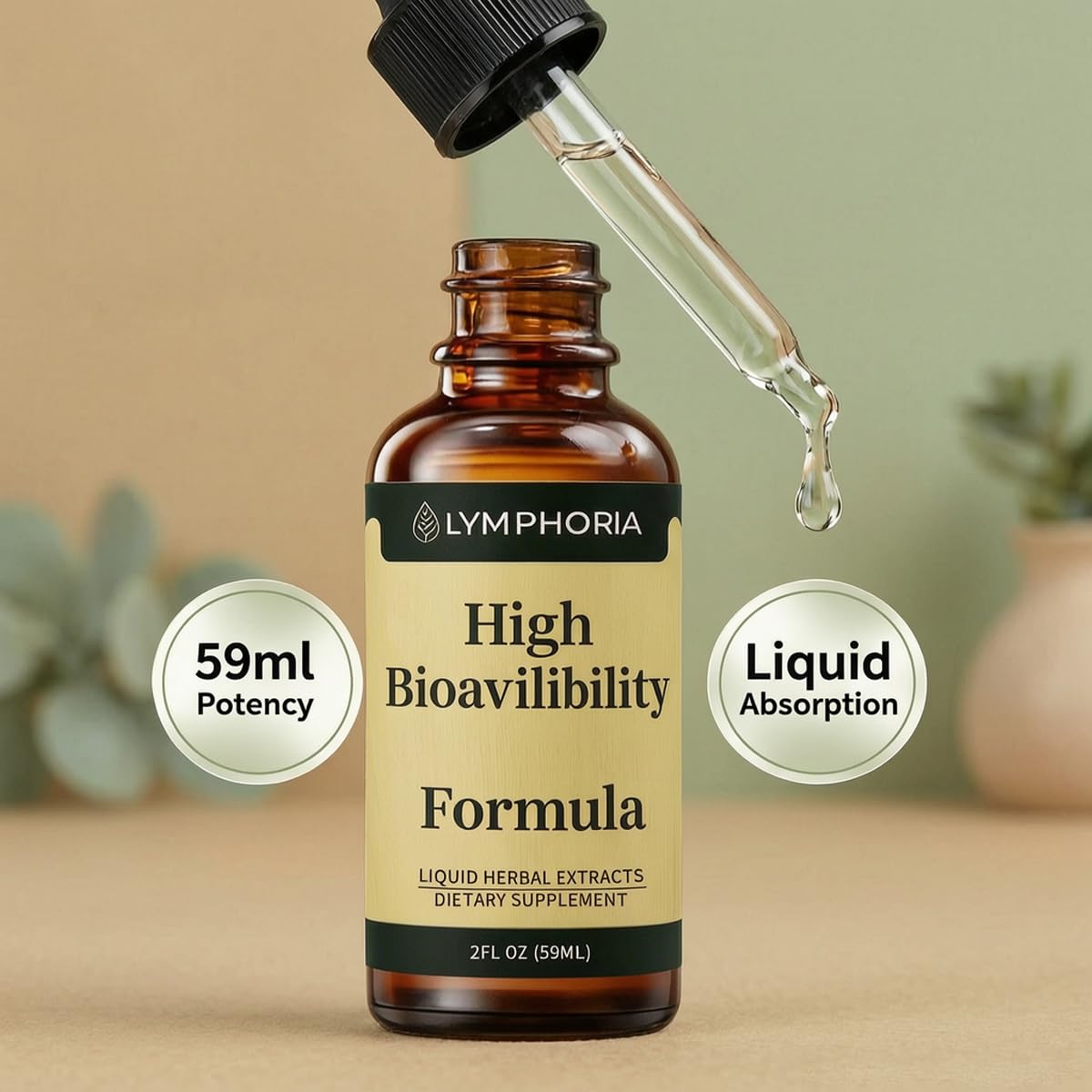 Lymphoria Lymphatic Drainage Drops, Lymphatic System Support, Immune System, Vegan & Non-GMO, Natural Herbal Blends(59ML/2FL.OZ) 2 tebazoew buy supplements Au