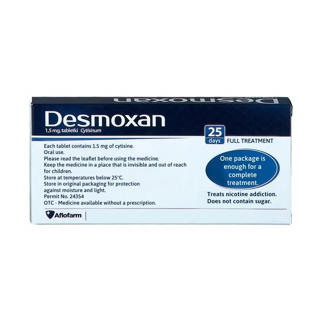 Aflofarm Desmoxan 1,5mg 100 Pills Tablets. Made in Poland. Polish Distribution,Polish Language. Aflofarm buy supplements Au