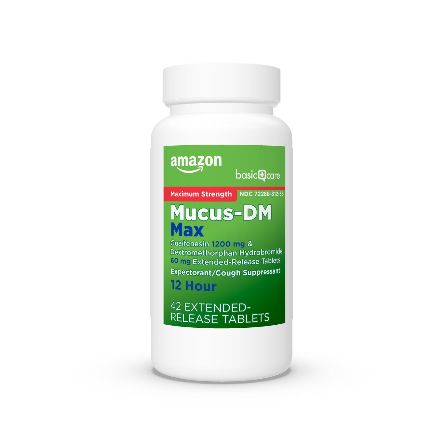 Amazon Basic Care Maximum Strength Mucus DM, Expectorant and Cough Suppressant Extended-Release Tablets, 42 Count Amazon Basic Care buy supplements Au