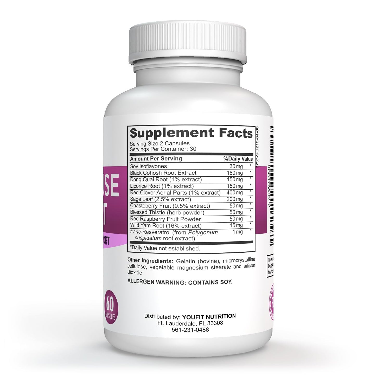 YouFit Nutrition Menopause Relief Capsules for Women - Natural Menopause Supplements YouFit Nutrition