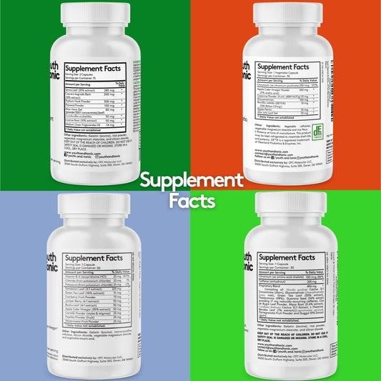 Youth & Tonic CortiThermo Shape Detox Cleanse Kick Off Weight Management - 120 Pills Youth & Tonic