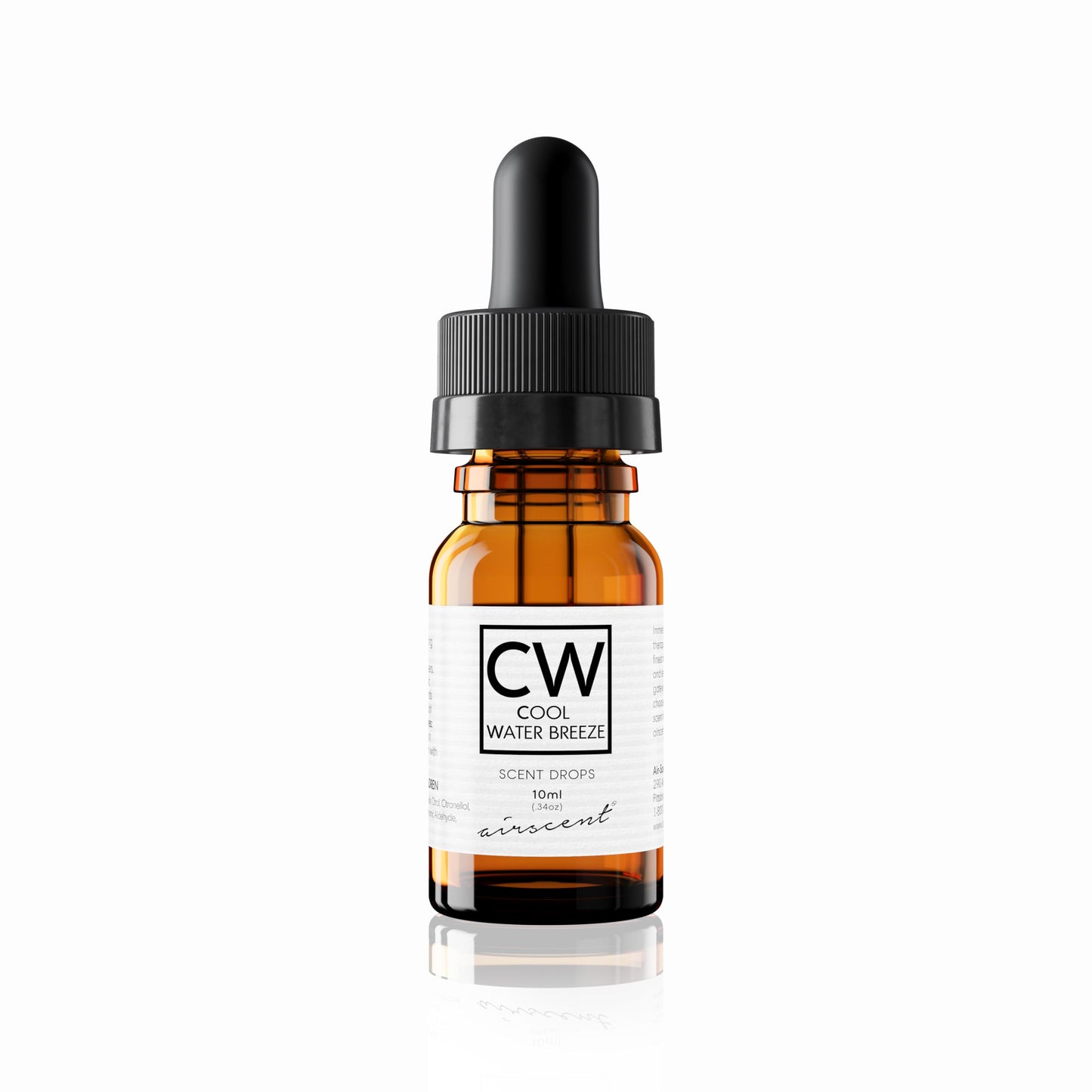 Cool Water Breeze Diffuser Oil - Air-Scent Aroma and Essential Oil Blend - 10 Milliliter (.34 fl oz)