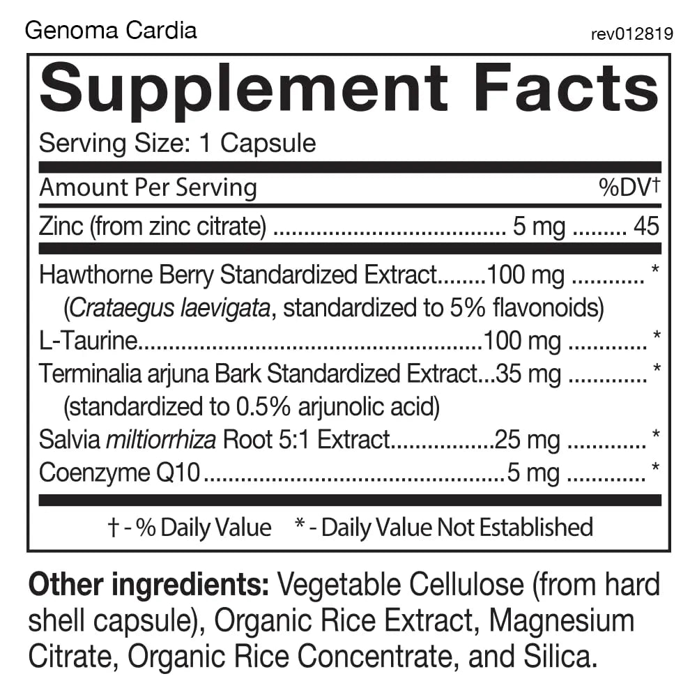 D'Adamo Personalized Nutrition Cardiac Synergy Stack D'Adamo Personalized Nutrition buy supplements Au