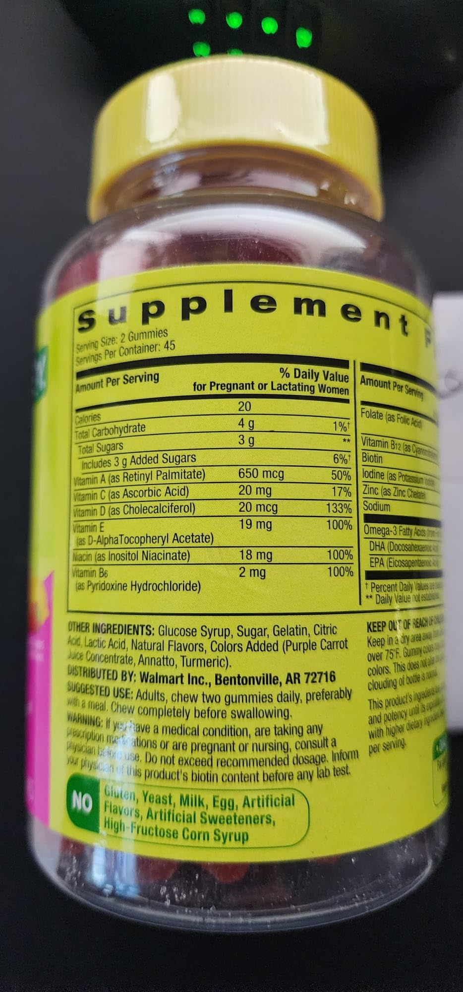 Spring Valley Adult Gummy Prenatal Multivitamin with DHA & Folic Acid, Natural Fruit Flavors Adventure Home