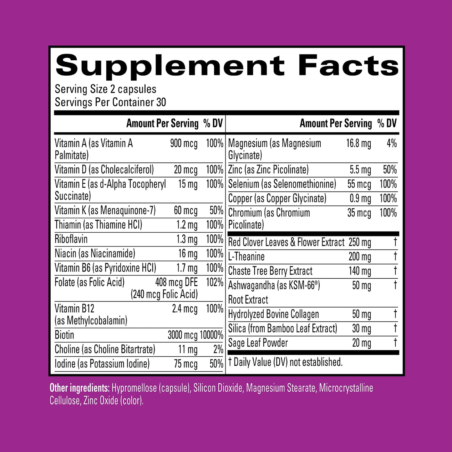 Hyland's Naturals Rock On Menopause + Youthful Skin Care Multivitamin for Women Hyland's