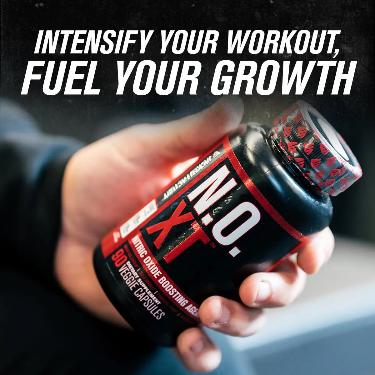 Jacked Factory Pre Workout Stack - N.O XT Nitric Oxide Booster & NITROSURGE High Jacked Factory