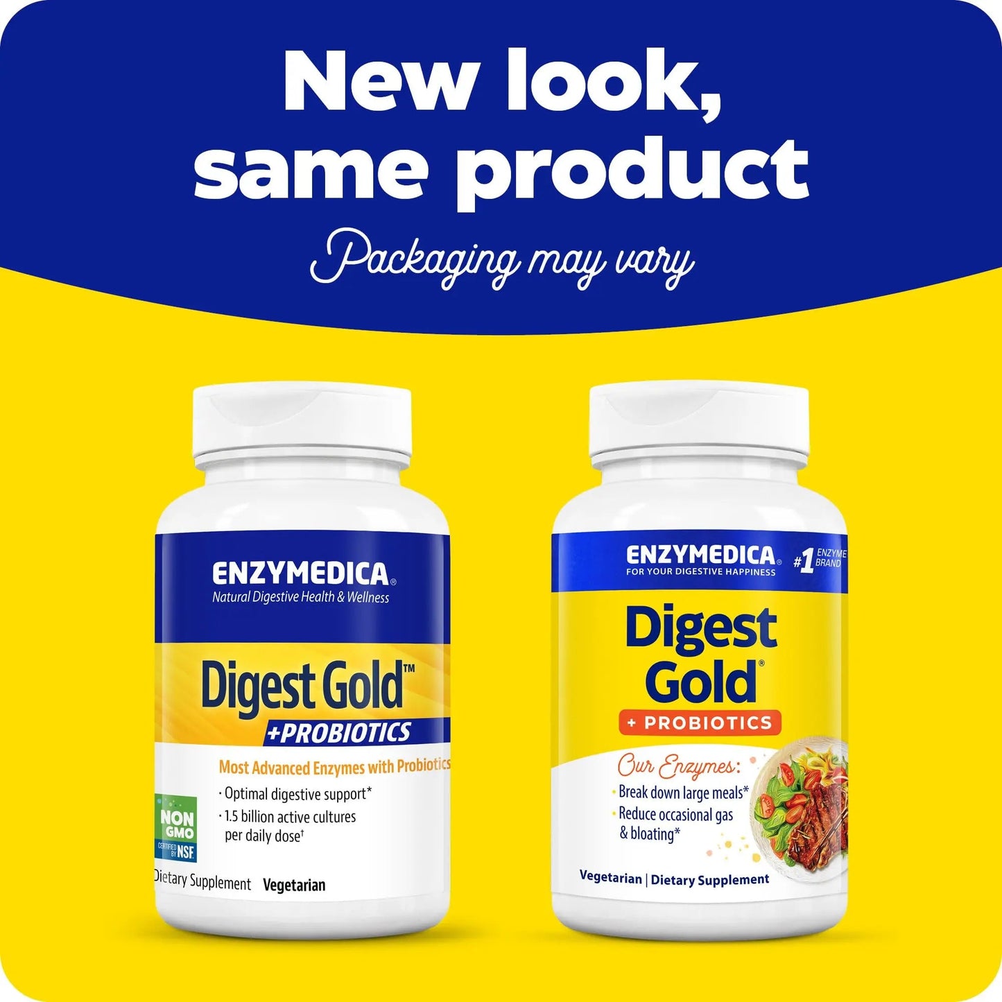 Enzymedica Digest Gold + Probiotics, 2-in-1 Digestive Enzymes & Probiotic Support, Promotes Gut Health with 1 Billion Active Cultures, 180 Capsules Enzymedica buy supplements Au