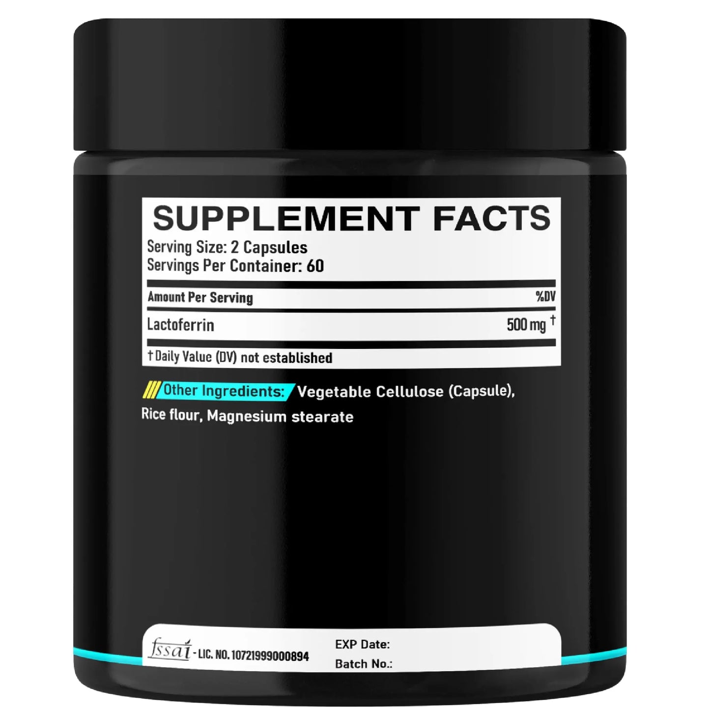 DEDICAD 500Mg Lactoferrin Supplement - 120 Capsules for 2-Month Supply DEDICAD buy supplements Au
