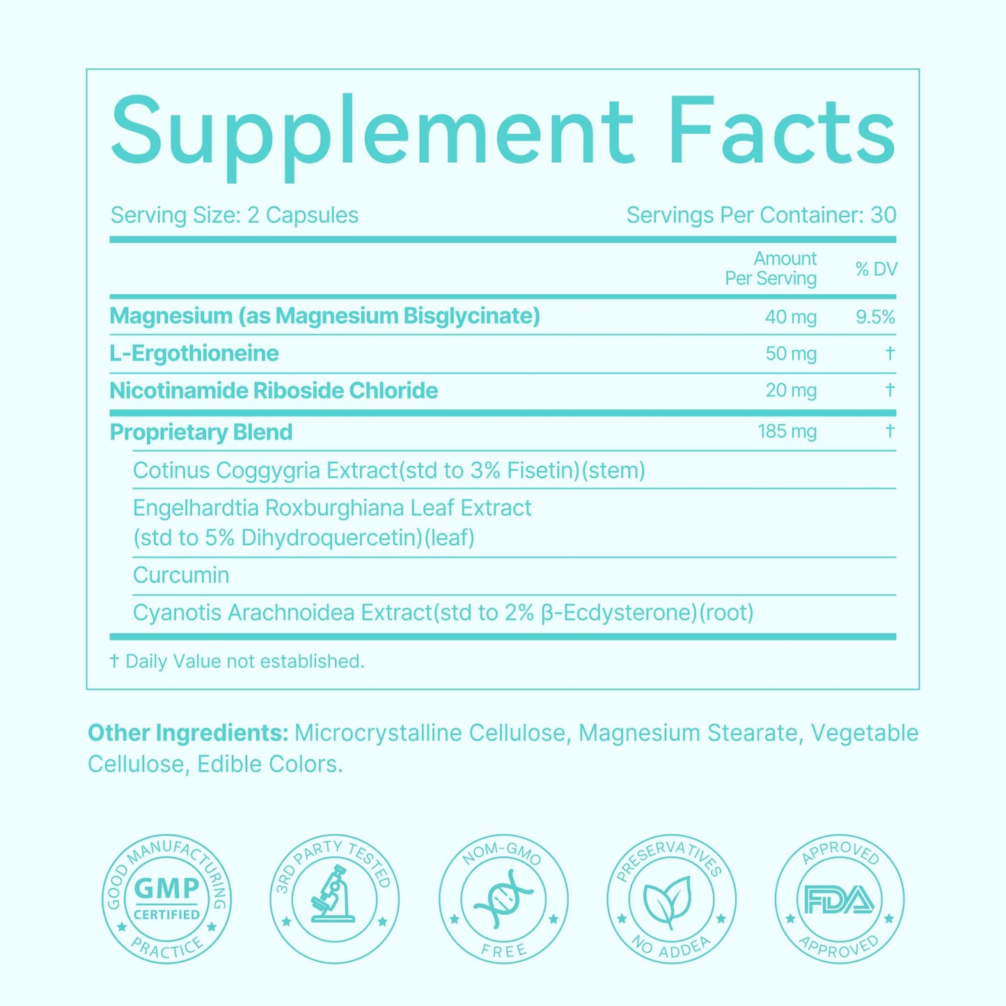 LAIFE L-Ergothioneine PLUS Supplement, Cellular Antioxidant Supplement for Energy, Skin, Vitality & Whole-Body Wellness with L-Ergothioneine, NR, Quercetin, Curcumin & Magnesium Glycinate, 60 Capsules LAIFE buy supplements Au