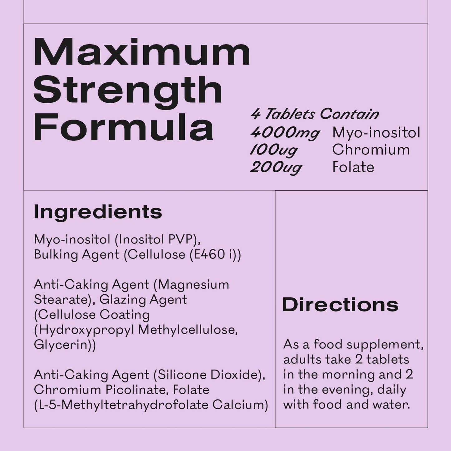 3 Pack of MyOva Myoplus - Natural Female Support Supplement for PCOS - 4000mg Myo MyOva