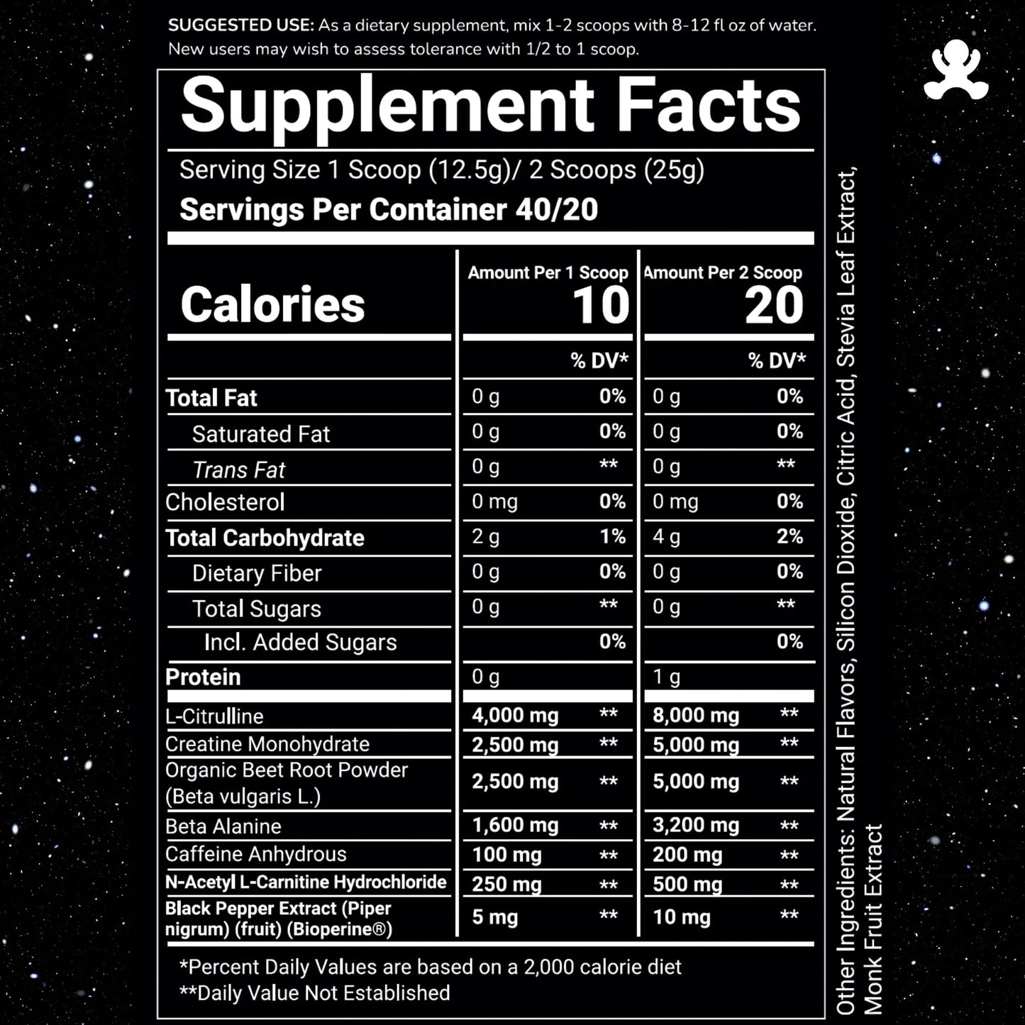 BLASTOFF Pre-Workout Powder - Organic Beet Root Powder with Natural Peach Mango AstroLab Supplements